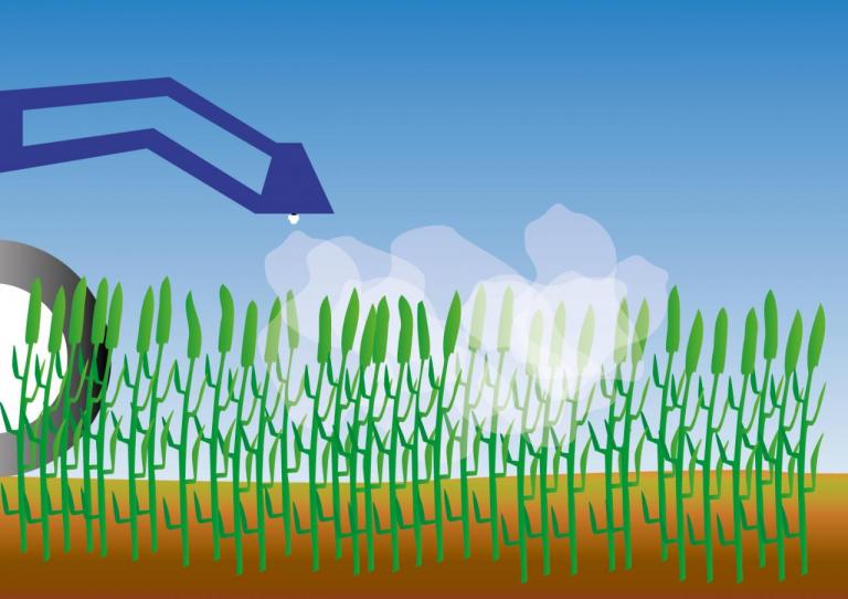 Imitatie van spuiten zonder Wingssprayer
